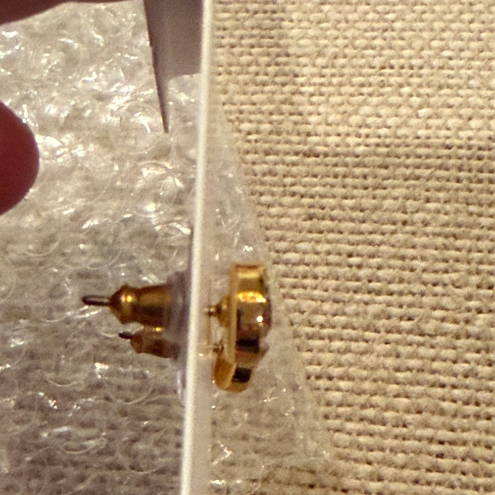 kate spade You're A Gem Pink Pave Halo Studs/NWT - Picture 6 of 8